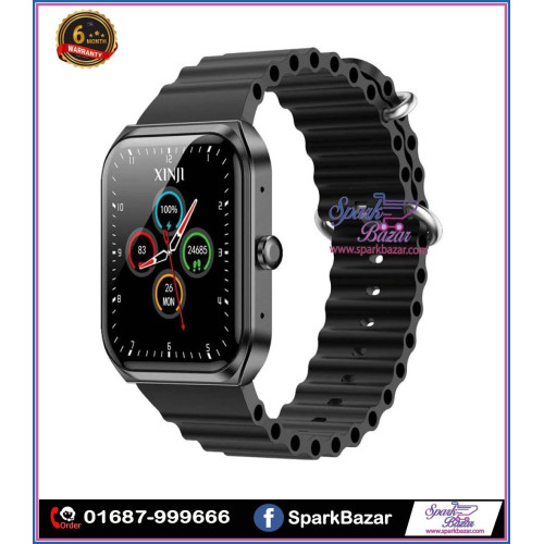 Xinji Cobee C1 Pros Waterproof Black Bluetooth Calling Smart Watch